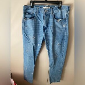 PacSun Cottagecore Embroidered Jeans